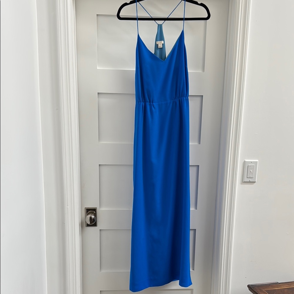J. Crew Elegant Electric Blue Dress